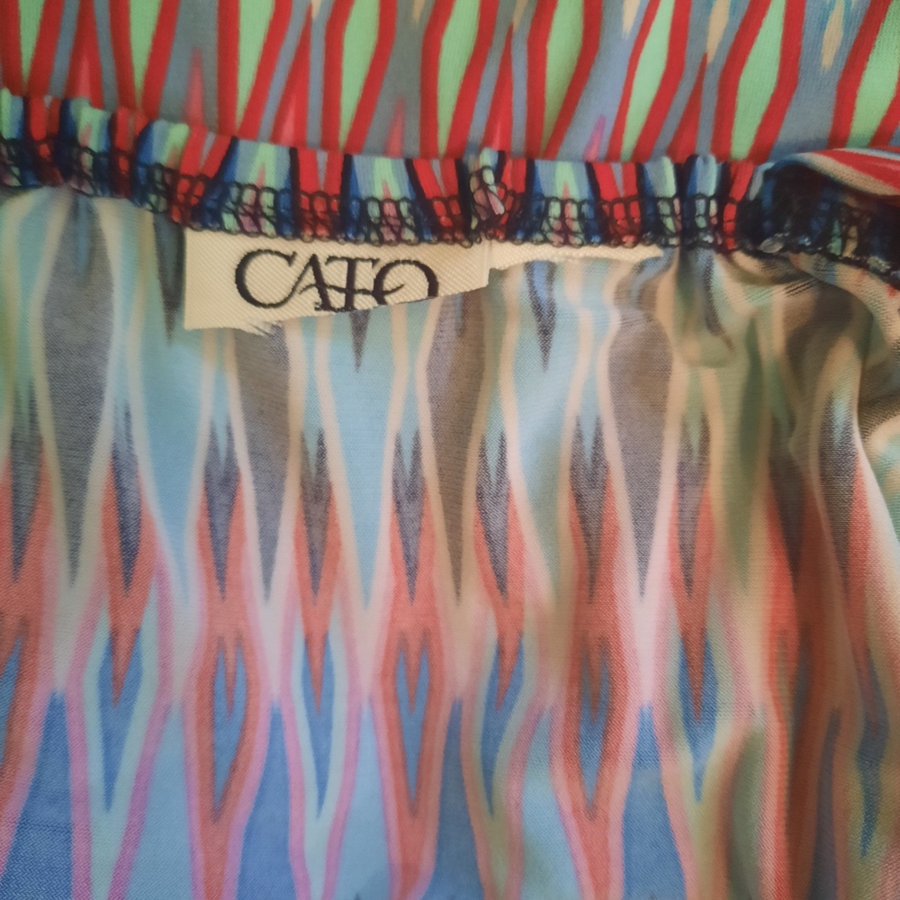 Cato ruffle maxi dress small - Picture 2 of 6